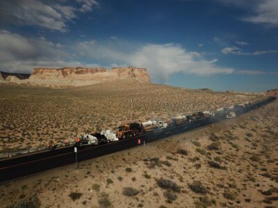 US-89 Near Big Water, UT Hot In-Place Recycling