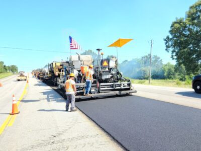 US-167 near Bald Knob, AR Hot In-Place Recycling